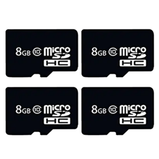 4x [8 GB SD CARDS]